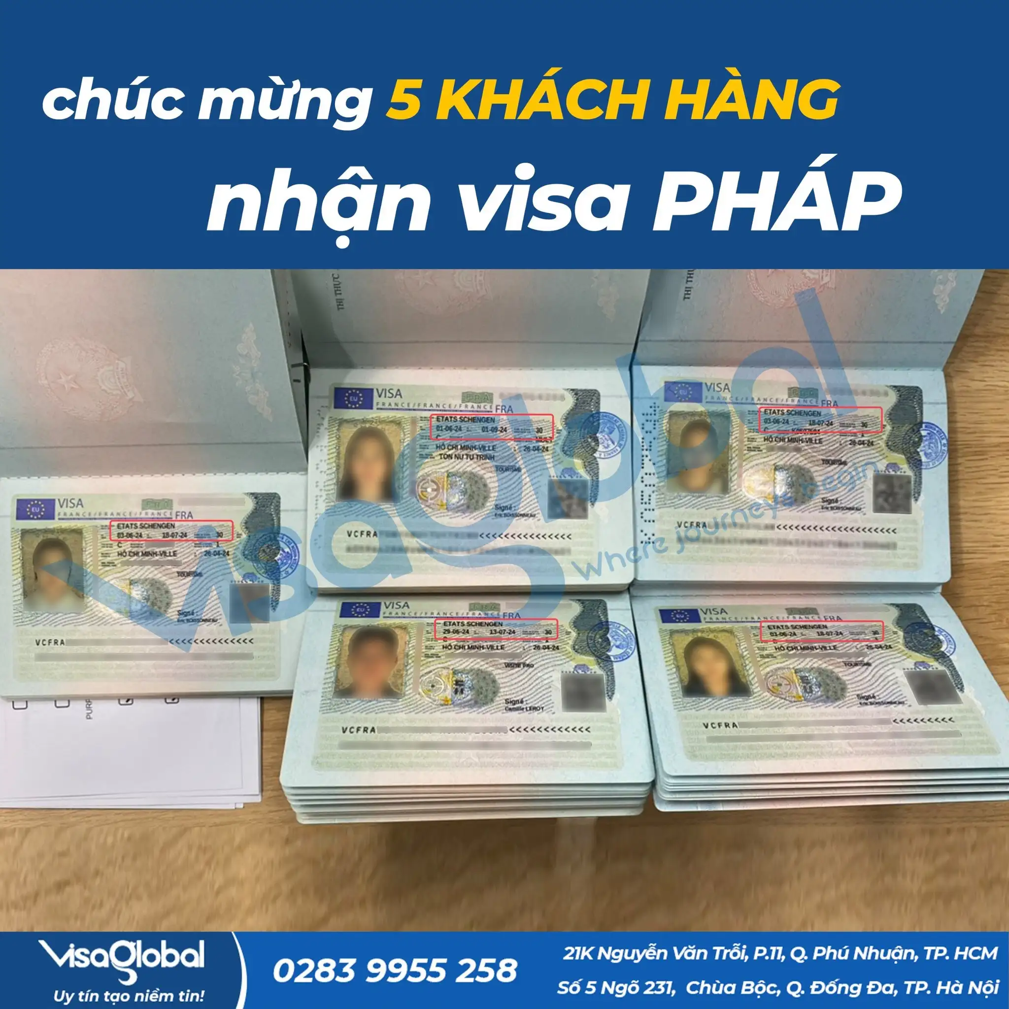 Dịch vụ xin visa Pháp trọn gói