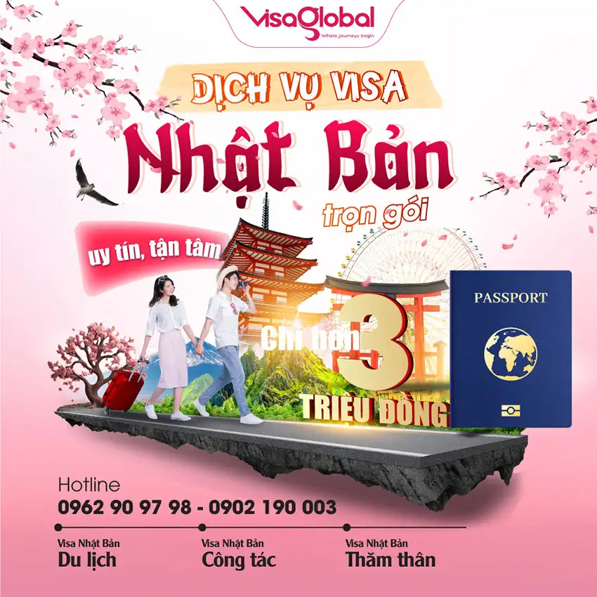 Dịch vụ làm visa Nhật Bản trọn gói